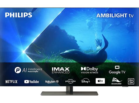 PHILIPS 65OLED808/12 4K OLED Ambilight TV (Flat, 65 Zoll / 164 cm, OLED ...