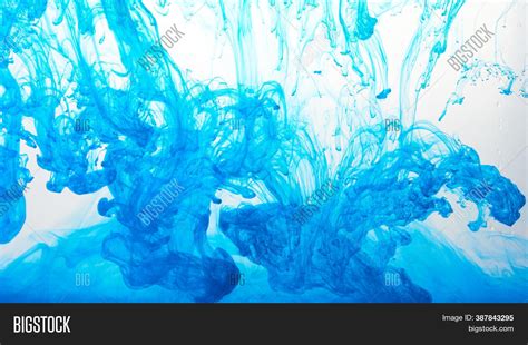 Closeup Blue Ink Water Image & Photo (Free Trial) | Bigstock