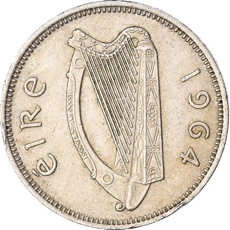 Coin, IRELAND REPUBLIC, Shilling, 1964 | European Coins