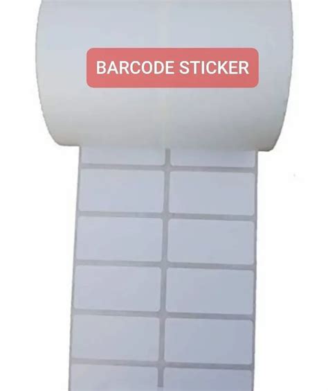 TT,CHROME White Barcode Stickers, Packaging Type: Roll at Rs 100/pack in Varanasi