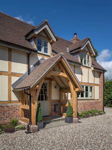 Oak Homes Exterior Gallery - Welsh Oak Frame