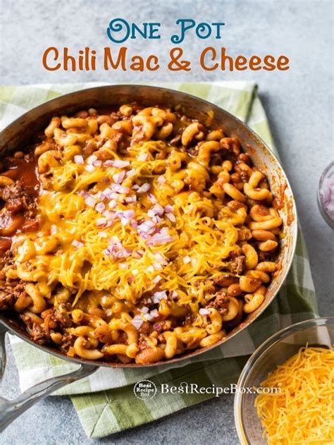 Easy Chili Mac & Cheese RECIPE - Best Recipe Box