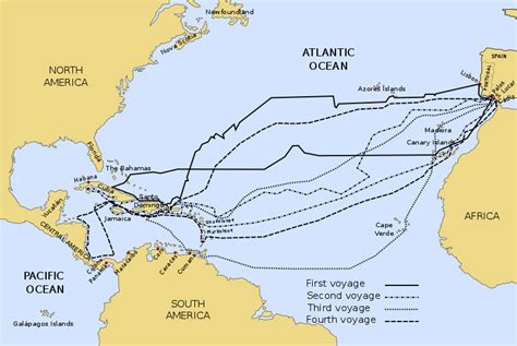 Who is Christopher Columbus? History of Columbus' Four Voyages/Routes