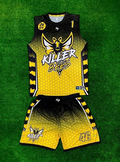 KILLER BEES CUSTOM FLAG FOOTBALL 7v7 JERSEY - DRIFIT OR COMPRESSION ...