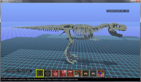 T-rex Skeleton Minecraft Project