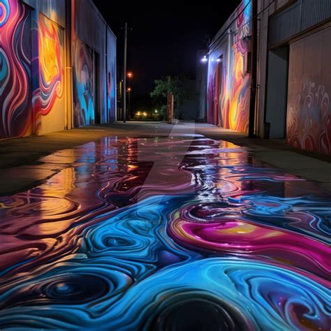 Colorful Street Art at Night by Coolarts223 on DeviantArt