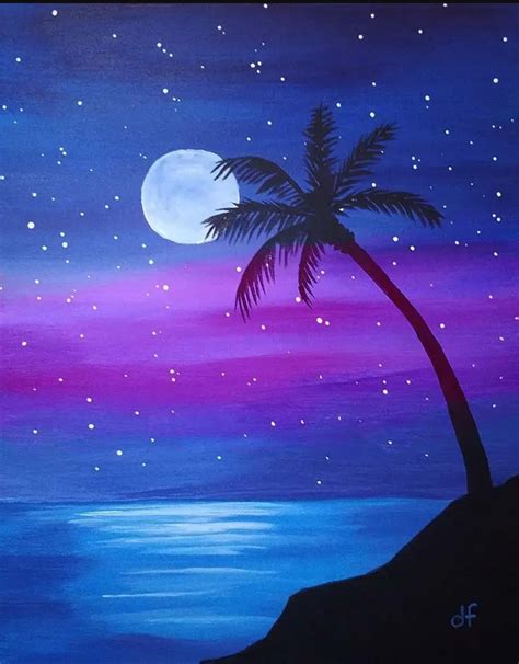 Easy Beach Painting