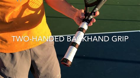 Learn the Two-Handed Backhand Grip with The Tennis Grip Guide - YouTube