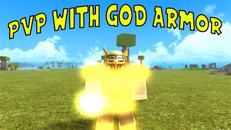 PVP with GOD ARMOR | Roblox booga booga - YouTube