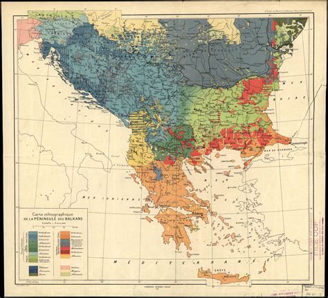 Ethnographic Map of the Balkans - Maps on the Web