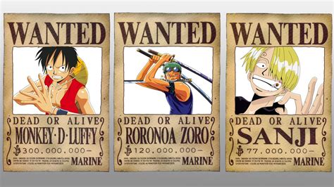 Luffy Wanted Poster Wallpapers - Wallpaper Cave