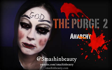 The Purge: Anarchy EXCLUSIVE Trailer #2 Makeup Tutorial 2014 - SmashinBeauty