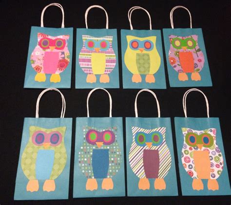 Owl favor bags | Favor bags, Owl, Favors