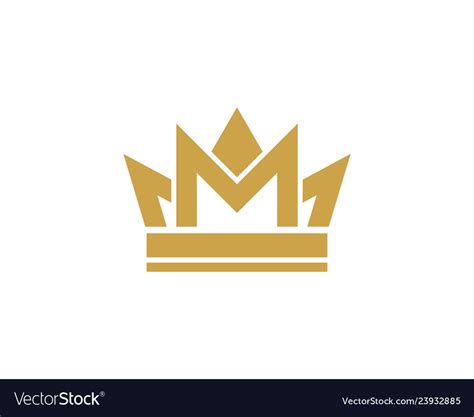 Crown logo template Royalty Free Vector Image - VectorStock