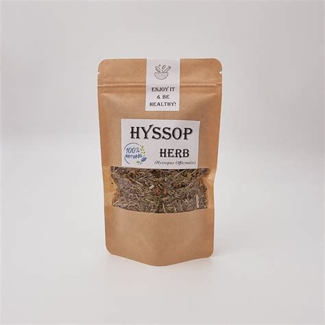 Hyssop Herb Natural Hyssopus Officinalis - Etsy