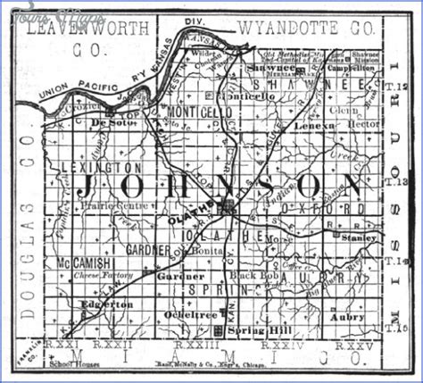 Map Of Johnson County Kansas - ToursMaps.com