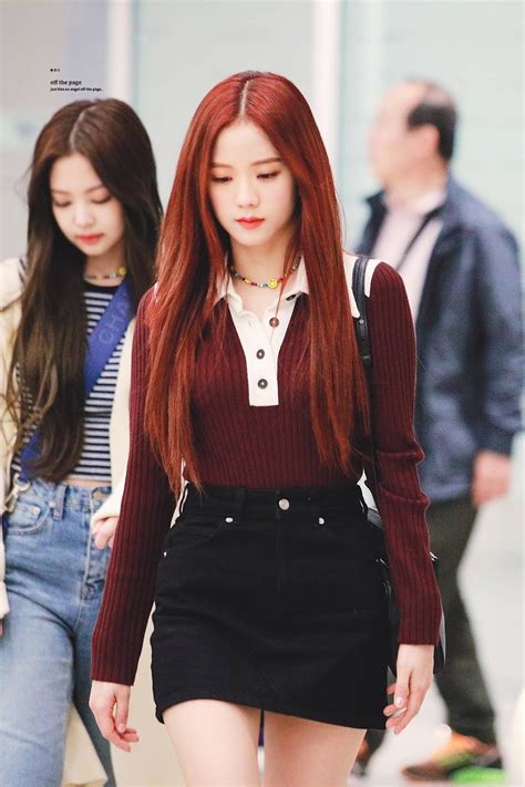 Just 20+ Photos Of Red-Haired Jisoo To Cleanse Your Soul And Brighten Your Day - Koreaboo