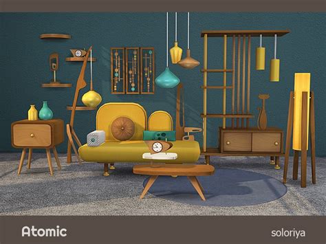 Soloriya's custom content | Sims 4 cc furniture, Living room sims 4, Sims