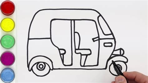 Easy Rickshaw Drawing