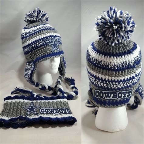 Crochet Dallas Cowboys hat | Crochet, Crochet projects, Crochet hats