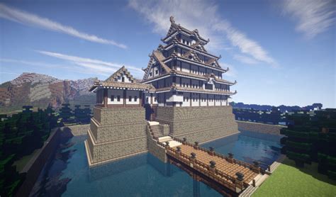 Japanese Castle 【城】 Minecraft Project | Minecraft projects, Japanese castle, Minecraft japanese