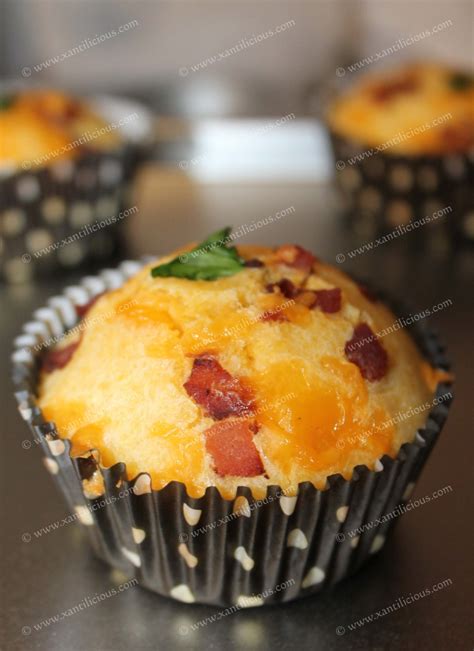 Bacon & Cheddar Corn Muffins – Xantilicious.com