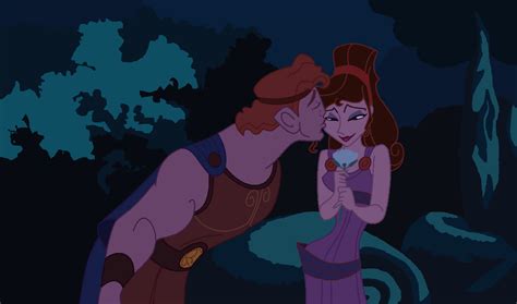 Hercules and Meg - Flower kiss by ComplainingBastard on DeviantArt