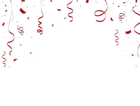 Premium Vector | Red confetti background