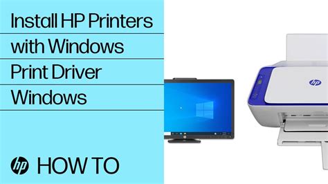 HP printer setup (Windows built-in driver) | HP® Support