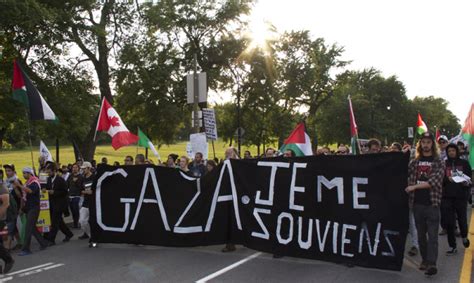 Gaza-Solidarity Protest in Montreal (July 30) | Coop média de Montréal