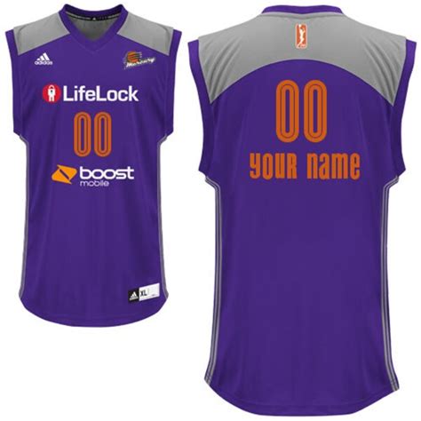 adidas WNBA Phoenix Mercury Custom Replica Jersey - WNBA Store