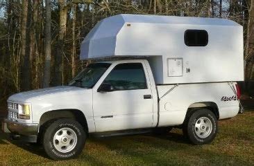 One Guy's Slide-In Truck Camper Project: Custom, Fiberglass Slide-In ...