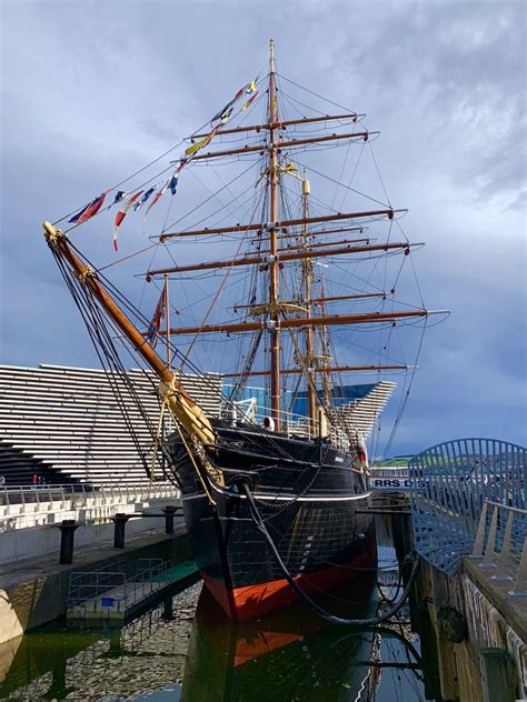 Dundee Discovery with V&A in the background | Dundee city, Dundee ...