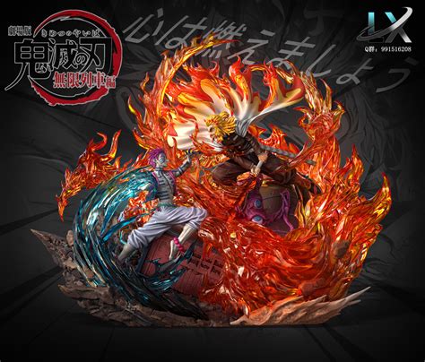 LX Studio Demon Slayer Rengoku vs Akasa GK Resin Statue Preorder - Toy ...