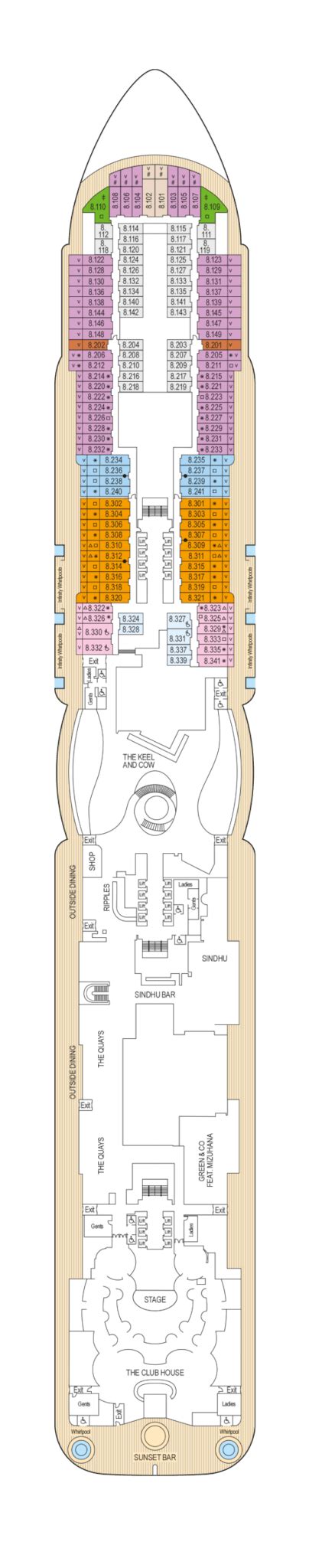 Arvia deck plans - Cruiseline.com