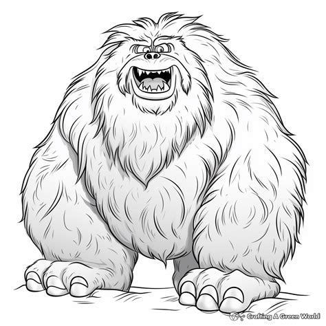 Yeti Coloring Pages - Free & Printable!