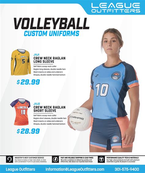 Custom Volleyball Uniforms – League Outfitters