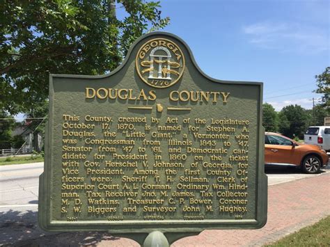 Douglas County Historic Sign. Douglasville, Georgia. Paul Chandler June ...