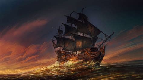 [200+] Pirate Ship Wallpapers | Wallpapers.com