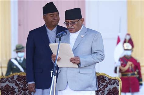 Pushpa Kamal Dahal ‘Prachanda’ takes oath as Nepal’s new Prime Minister