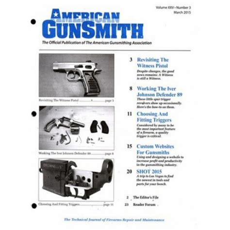 American Gunsmith Magazine Subscription Discount 43% | Magsstore