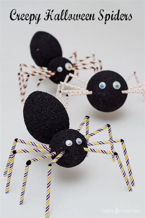 Creepy Halloween Spider Craft