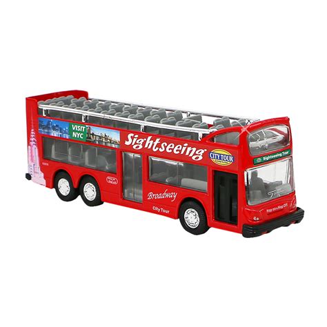 New York City Diecast Double Decker Bus Toy