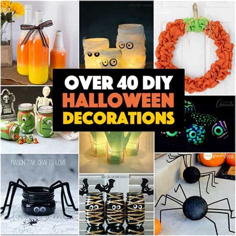 50+ DIY Halloween Decorations: homemade Halloween decor