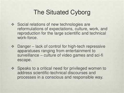 Donna Haraway: An Overview of The Cyborg Manifesto