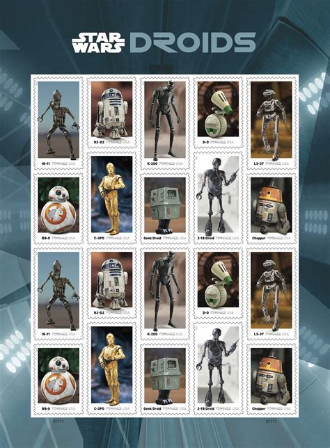 Star Wars Droids Postage Stamps Coming from the USPS