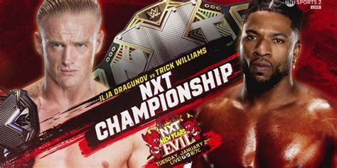 WWE Confirms Two Title Matches For NXT New Year's Evil 2024