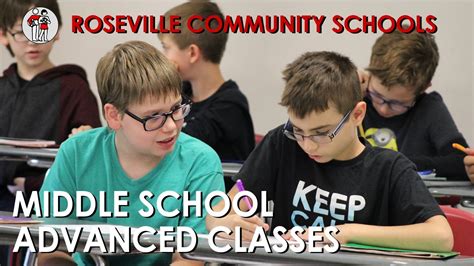 Roseville Community Schools - Middle School Advanced Classes - YouTube