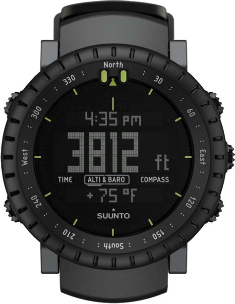 Suunto Core All Black Military Watch outdoors ABC watch all black double keeper strap. Buy from ...