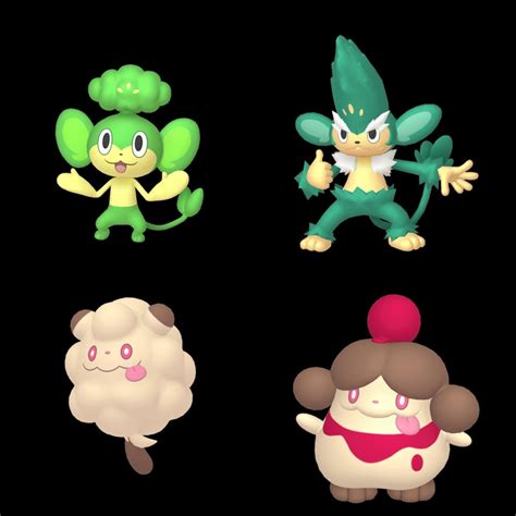 Shiny Pansage and Swirlix families, coming during GO Fest - Sapporo ...